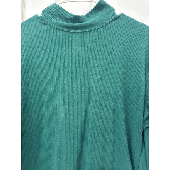 Jennifer Moore women’s size large blue green turtleneck - Picture 9 of 11